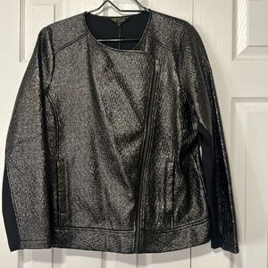 DG2 by Diane Gilman Black Textured Jacket